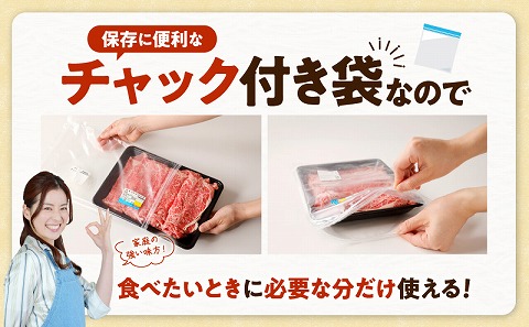 宮崎県産黒毛和牛肩（ウデ）スライス610g