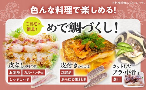 【完全無投薬】しまうら真鯛お刺身セット