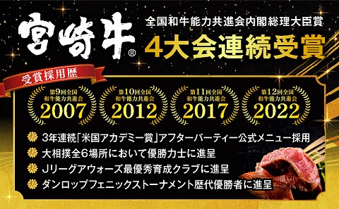 宮崎牛ヒレステーキ 合計300g