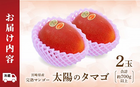 《2026年発送先行予約》【数量・期間限定】宮崎県産 太陽のタマゴ 2玉