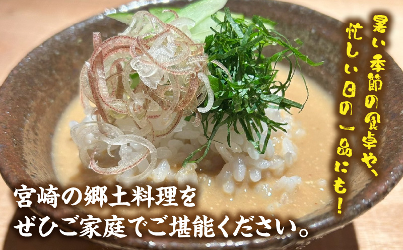 「小料理ひゅう」冷や汁 5種10食セット 郷土料理 宮崎名物 惣菜