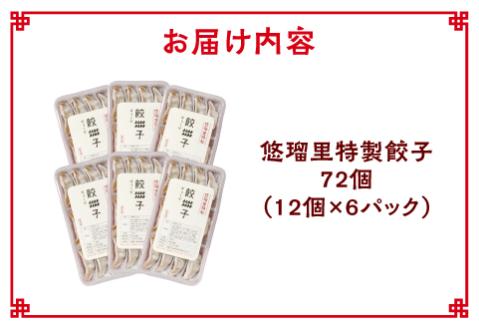 悠瑠里特製餃子72個