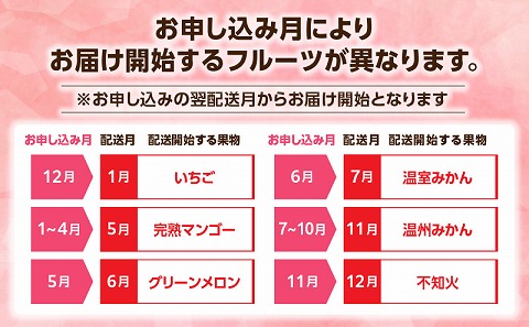 【期間・数量限定】旬のフルーツ6ヶ月定期便vol.3