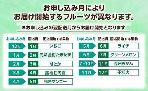 【期間・数量限定】旬のフルーツ9ヶ月定期便vol.1