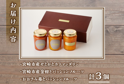 フルーツジャム（マーマレード）３個セット