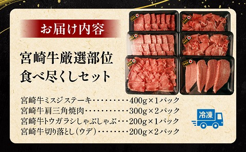 宮崎牛厳選部位食べ尽くしセット