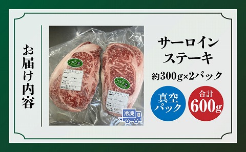 宮崎ハーブ牛サーロインステーキ 合計600g