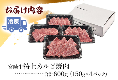 宮崎牛特上カルビ焼肉用(三角バラ)合計600g 肉 牛 牛肉