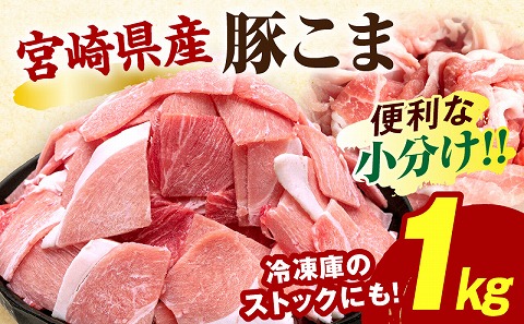 宮崎県産豚肉小間切れ 200g×5パック 肉 豚肉 国産