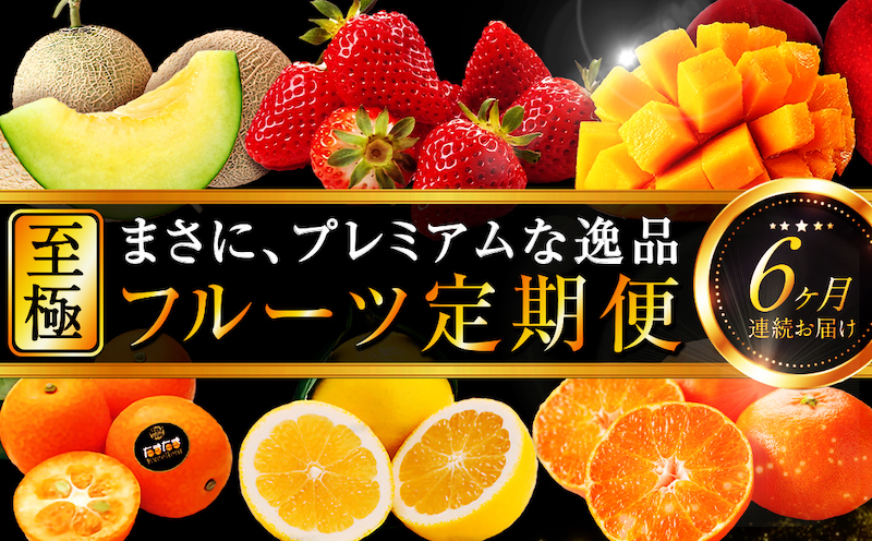 《2026年発送先行予約》【数量・期間限定】贈答用にもオススメ!バイヤー厳選!「至極フルーツ定期便」(全6回) 果物 フルーツ 定期便