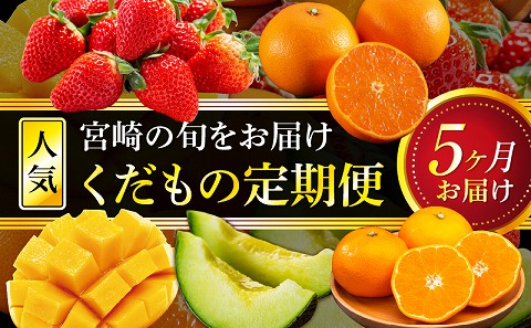 「人気くだもの定期便」全5回