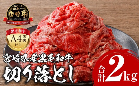 宮崎牛 切り落とし 2kg