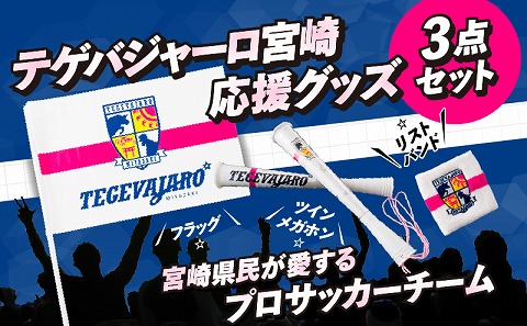テゲバジャーロ宮崎　応援グッズ3点セット