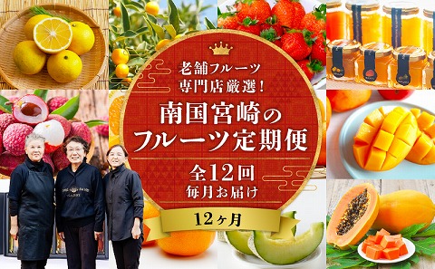 南国宮崎のフルーツ12ヶ月定期便