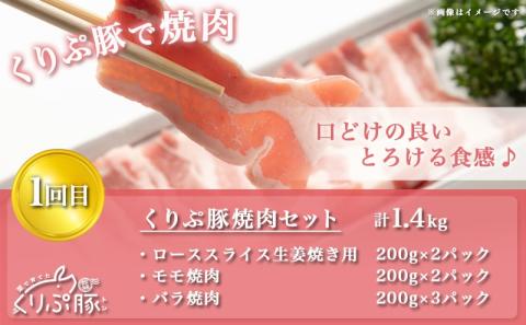 始めよう！ヘルシー豚肉生活 「くりぷ豚」3回定期便_T24（3）-G201