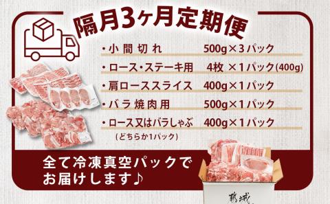 ≪隔月3回お届け≫「宮崎SPF豚」日替わりバラエティセット定期便_T48-3-K902