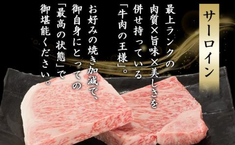【A5】肉厚!宮崎牛サーロインハーフカットステーキ2枚_AD-0112