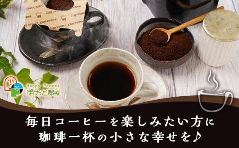 焙煎職人こだわりのコーヒー【粉】250g 小分けパック(ジッパー・バルブ付) 中深煎り※ポスト投函≪かんたんドリップ30枚付≫_LB-3301