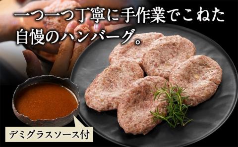 宮崎牛100％使用の生ハンバーグ≪100g×3個≫_AA-7702