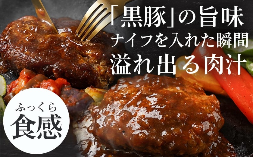 【福袋★2026】霧島黒豚の福袋!ハンバーグ3種&生ハム&ローストポーク_12-2802-F2026