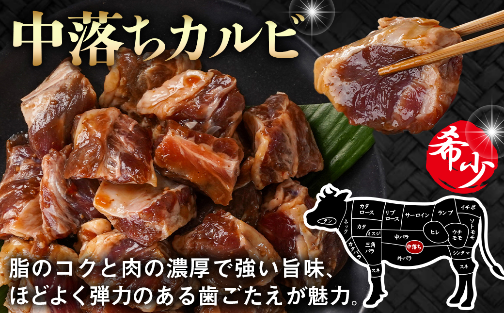 牛中落ちカルビ タレ漬け1.5kg_12-3311_【肉 牛肉 焼き肉 焼肉 人気 おすすめ】