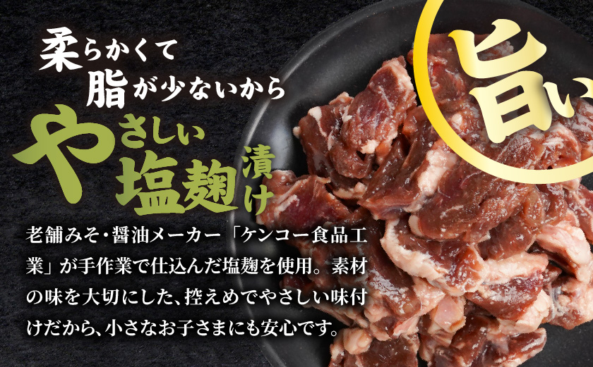 牛ヒレ塩麹タレ漬け1.5kg(焼肉用カット)_12-3314