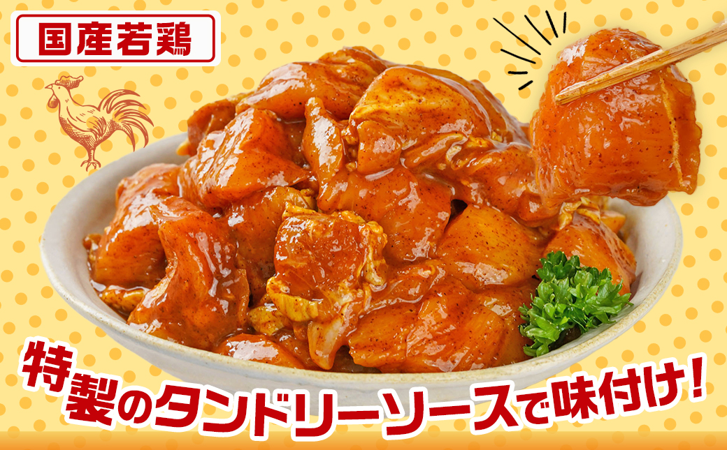 特製ソース味付け!タンドリーチキン≪300g×10≫_16-9201