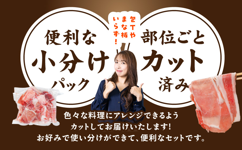 「高城の里」バラエティしゃぶ3.6kgセット(真空)(スパイス付)_17-8402-s