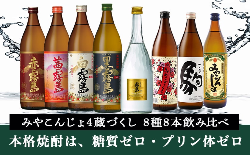 みやこんじょ4蔵づくし8種8本飲み比べ ≪みやこんじょ特急便≫_AD-8210