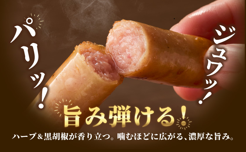 都城産「くるみとん」ソーセージ100g×10パック_AO-7705