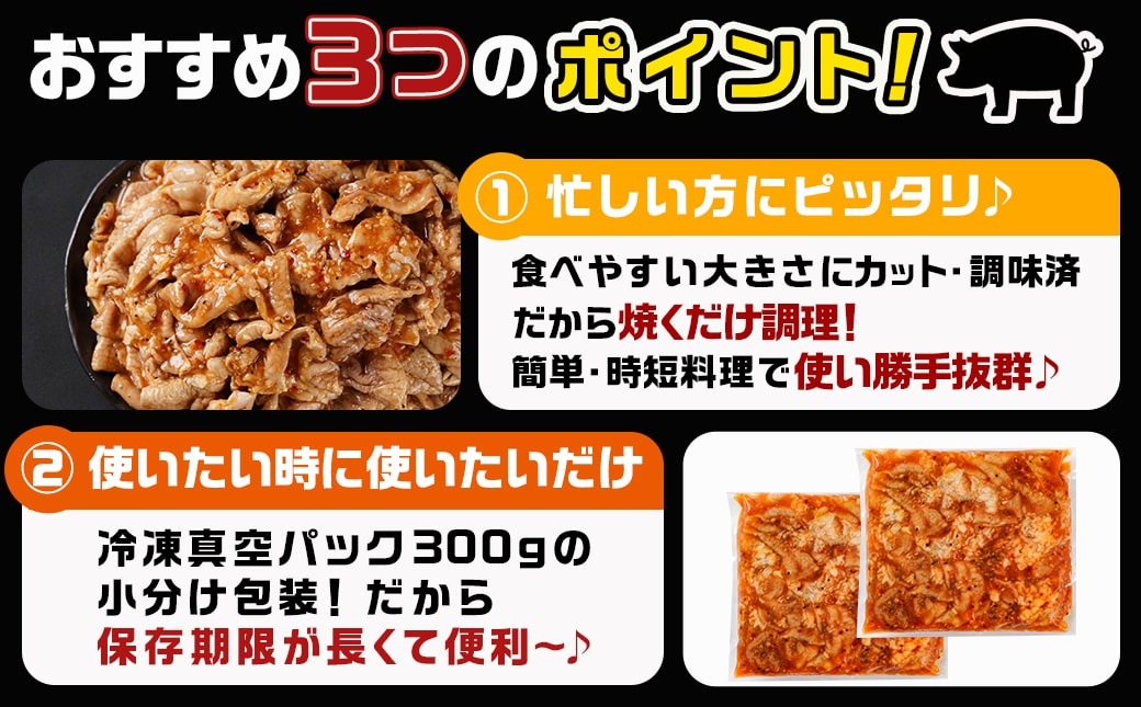 やみつき豚ホルモン!3kg!真空小分けパック!≪みやこんじょ特急便≫_LG8-3303-Q