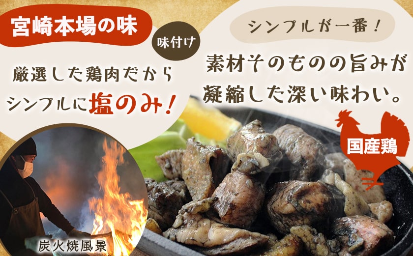 本格手焼き!炭火焼鶏(500g×4P)&きのこ餃子セット_MJ-1424_【 鶏 肉 鶏肉 国産 とり 小分け 炭火焼き 】