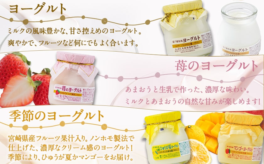 高千穂牧場ヨーグルト&ドリンクバラエティセット(プリン付き)《ご入金翌月の中旬～下旬の水曜日頃出荷》_MJ-1616