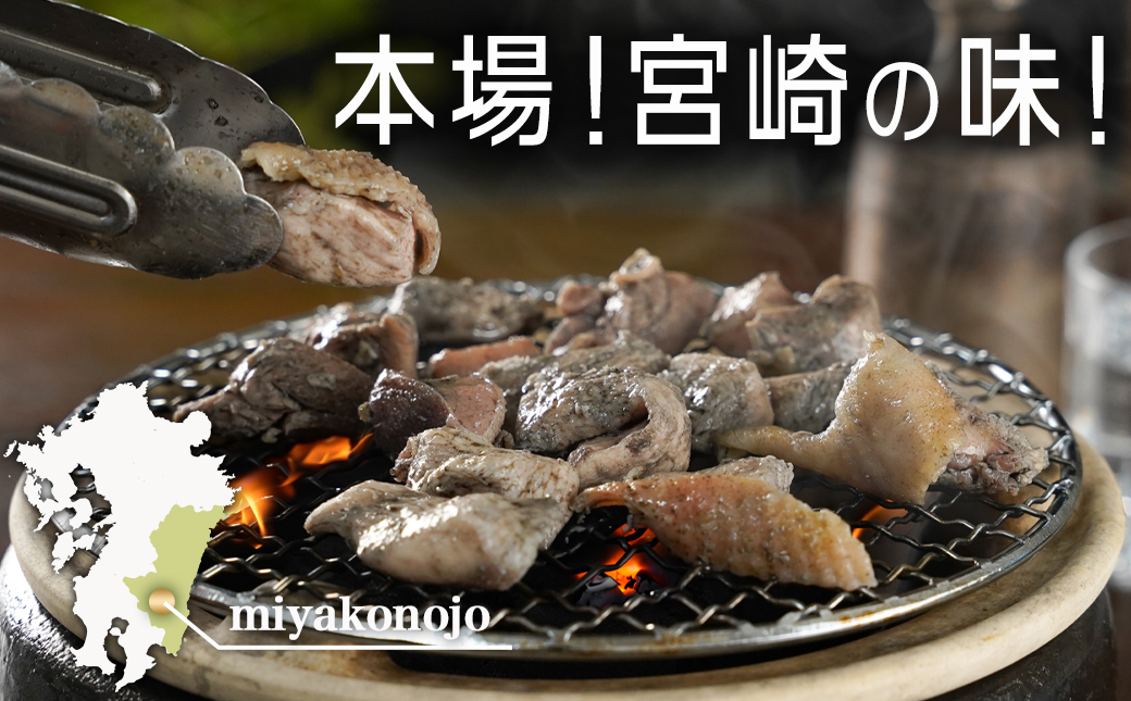 宮崎県産若鶏モモムネ炭火焼き1.6kg_MJ-7103