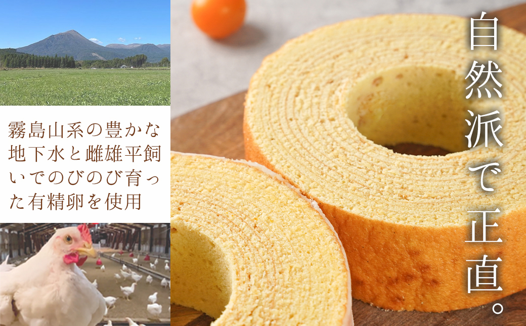 養鶏農家より☆バウムクーヘン(金柑&プレーン)_MJ-K201