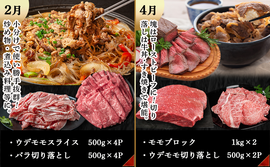 宮崎牛定期便(6回お届け) Eコース_TAI6-2501