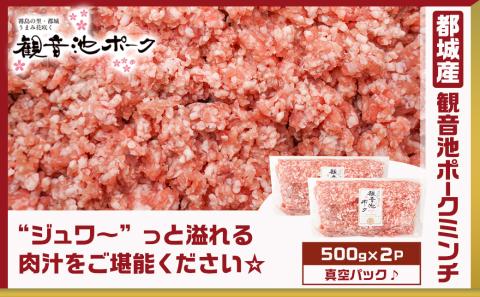 観音池ポークミンチ&宮崎県産豚切り落とし 1.9kg_AA-9224