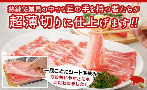 「どんぐりの恵み豚」こだわりのバラしゃぶしゃぶ1.2kg_13-1101