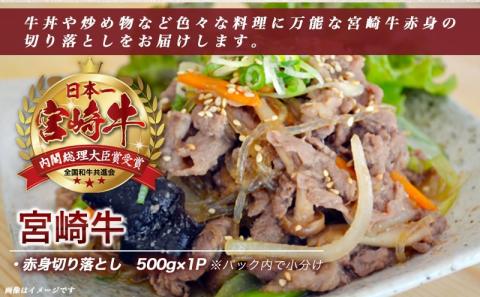 宮崎牛赤身切り落とし500g_AA-8908