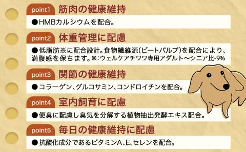 ドッグフード(ミニチュア・ダックスフンド専用)アダルト～シニア＆霧島鶏3.12kg_LG-3318