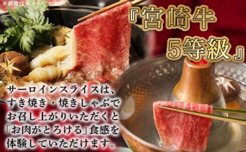 【A5】宮崎牛サーロインスライス500g_AE-0105