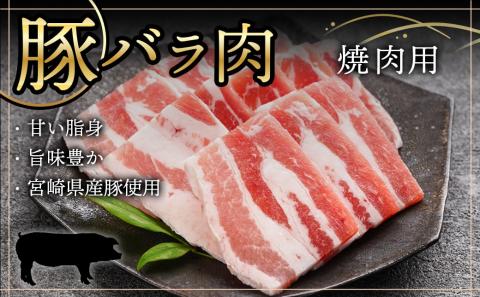 牛・豚・鶏の焼肉セット(宮崎牛ロース肉・豚バラ肉・若鶏もも肉)_AC-I601_【肉 牛肉 焼き肉 焼肉 人気 おすすめ 国産 宮崎県産】
