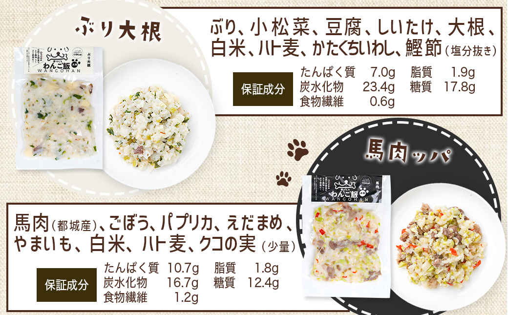 手づくり☆わんご飯『うまうまセット』_12-J501