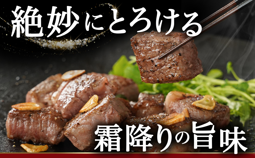 宮崎牛ロースサイコロステーキ170g×4P_16-2603