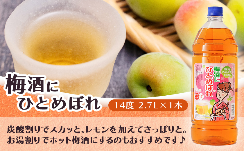 梅酒にひとめぼれ 2.7L×1本 ≪みやこんじょ特急便≫_AA-6702