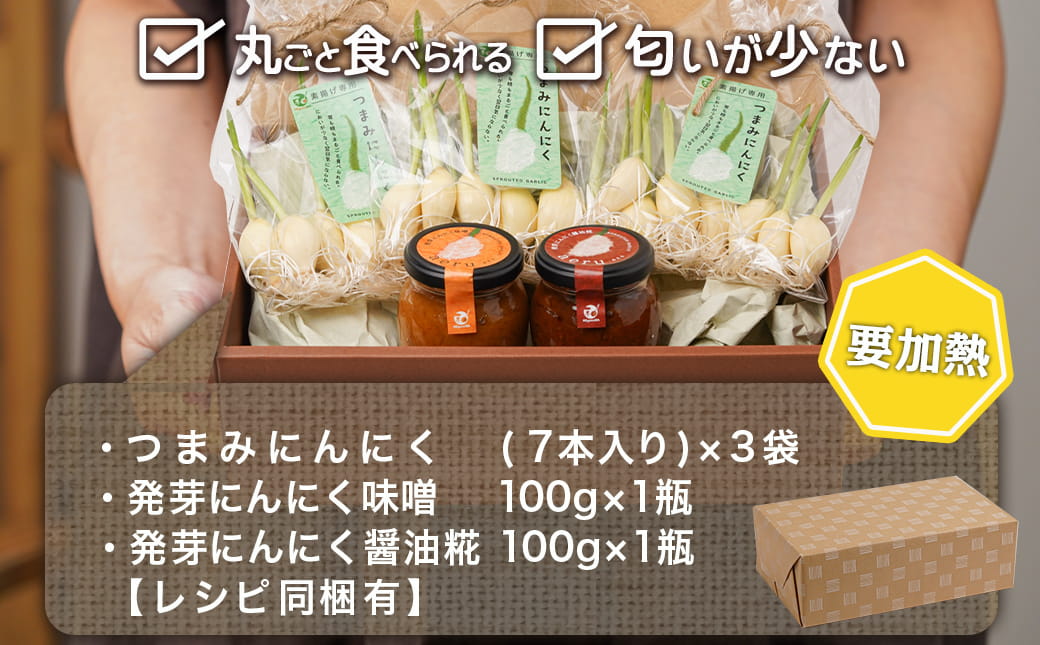 スーパーフード!つまみにんにく&ディップセット ≪みやこんじょ特急便≫_AA-C902