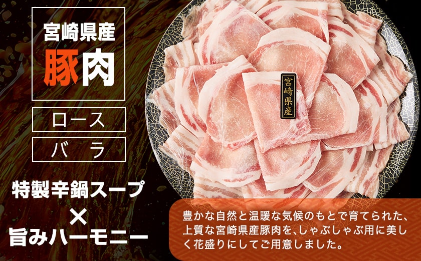 宮崎辛鍋豚しゃぶしゃぶ都城セット_AA-F207