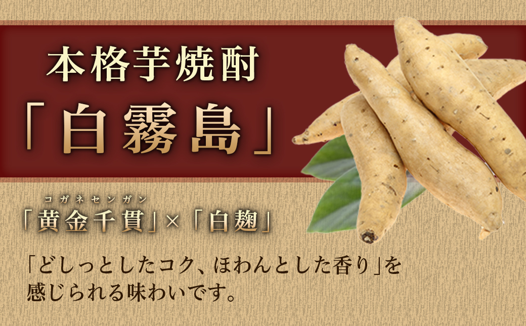 【霧島酒造】白霧島パック(25度)900ml×6本 ≪みやこんじょ特急便≫_AC-0701