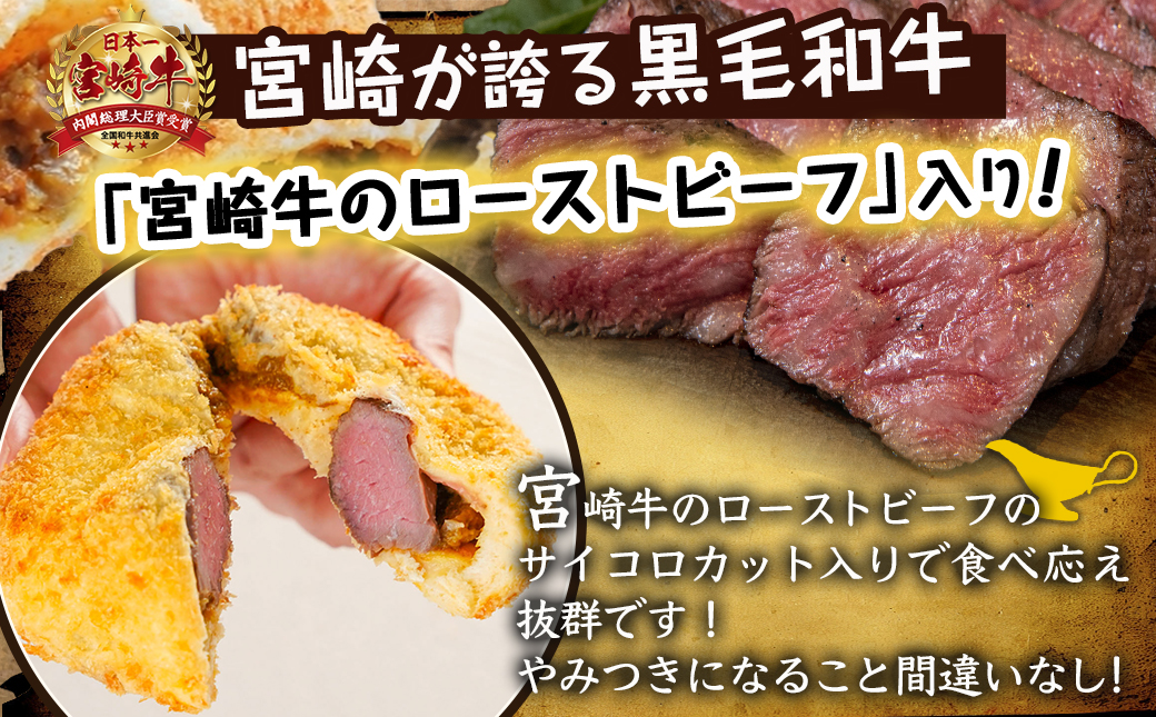 【福袋★2026】カレー専門店☆トプカのチキン南蛮&宮崎牛ローストビーフカレーパン2種12個+2個_AC-J903-F2026