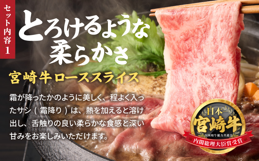 宮崎牛&黒豚ローススライスセット_AC-N409